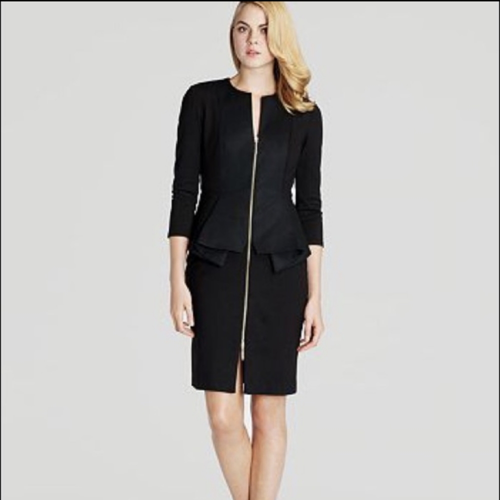 Ted Baker Jamtye black dress ASO Carroe Underwood LBD